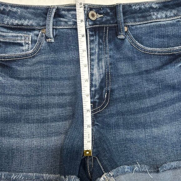 KanCan Denim Shorts Cuff Cut offs Sz Large Stretch 3.5" Inseam - Picture 6 of 7